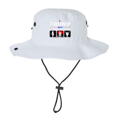 Donald Trump Patriotic, Pro Gun Right God Life Legacy Cool Fit Booney Bucket Hat