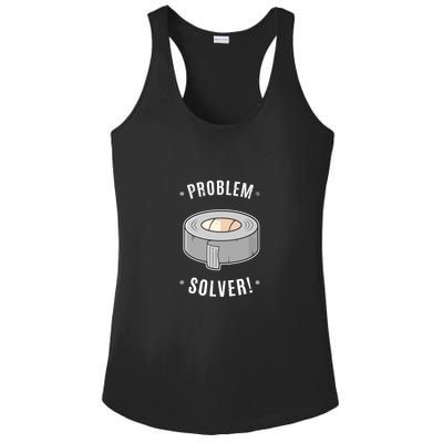 Duct Tape Problem Solver Ladies PosiCharge Competitor Racerback Tank