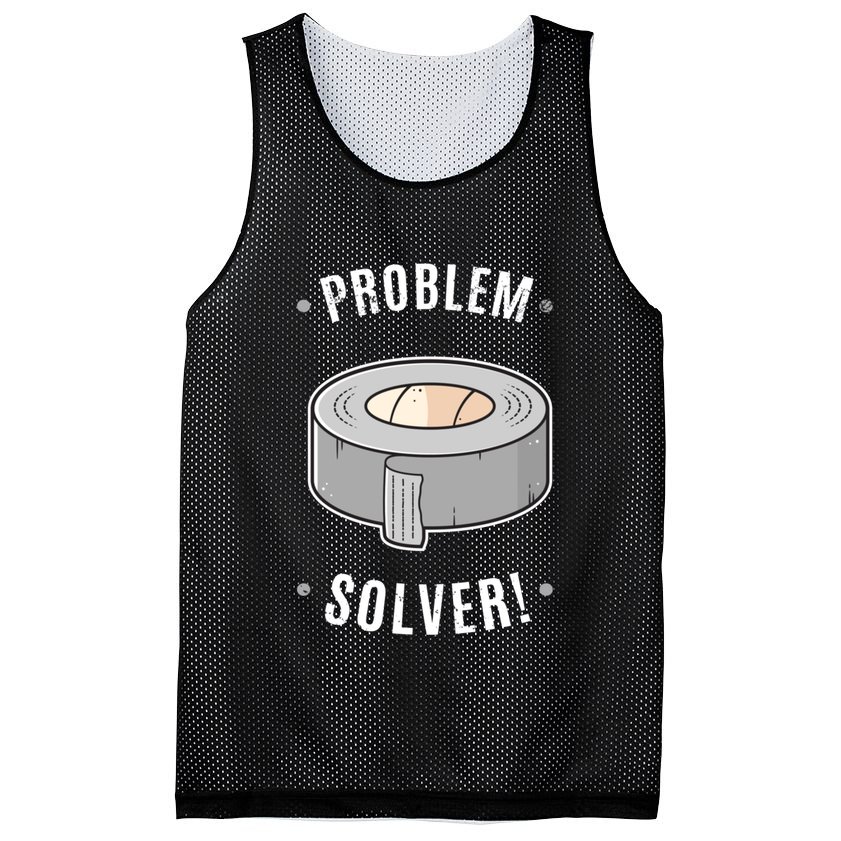 Duct Tape Problem Solver Mesh Reversible Basketball Jersey Tank