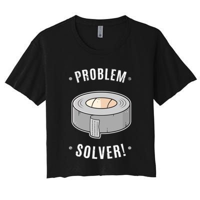 Duct Tape Problem Solver Crop Top