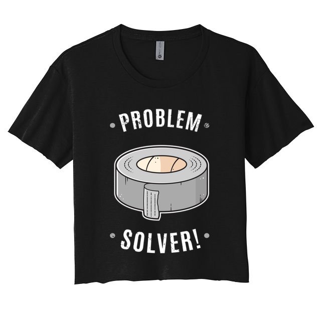 Duct Tape Problem Solver Crop Top