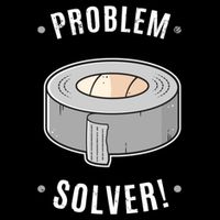 Duct Tape Problem Solver Womens T-Shirt