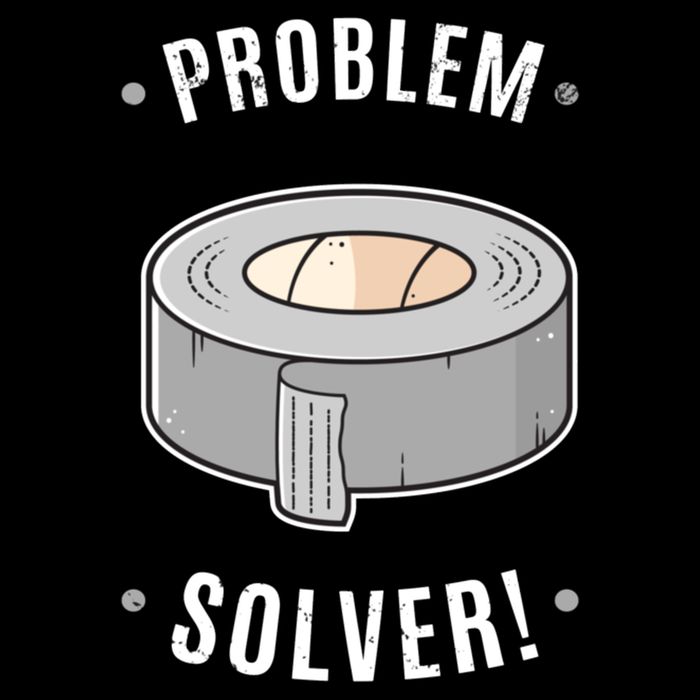 Duct Tape Problem Solver Wool Snapback Cap