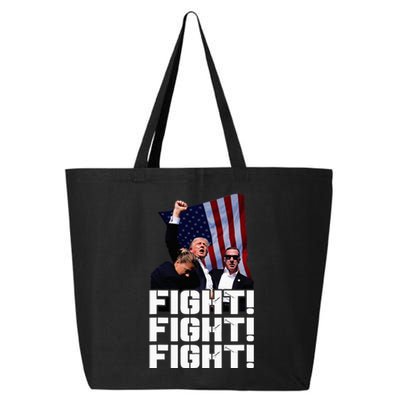 Donald Trump Photo After The Shooting At His Rally 25L Jumbo Tote