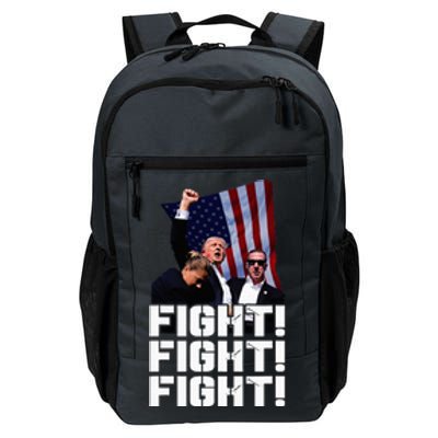 Donald Trump Photo After The Shooting At His Rally Daily Commute Backpack