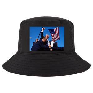 Donald Trump Photo After The Shooting At His Rally Cool Comfort Performance Bucket Hat