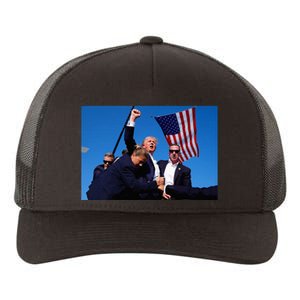 Donald Trump Photo After The Shooting At His Rally Yupoong Adult 5-Panel Trucker Hat