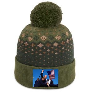 Donald Trump Photo After The Shooting At His Rally The Baniff Cuffed Pom Beanie