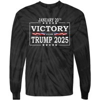 Donald Trump President Inauguration Day 2025 Victory Trump Tie-Dye Long Sleeve Shirt