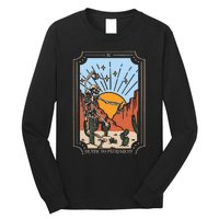 Death To Patriarchy Tarot Card Skeleton Power Feminist Long Sleeve Shirt