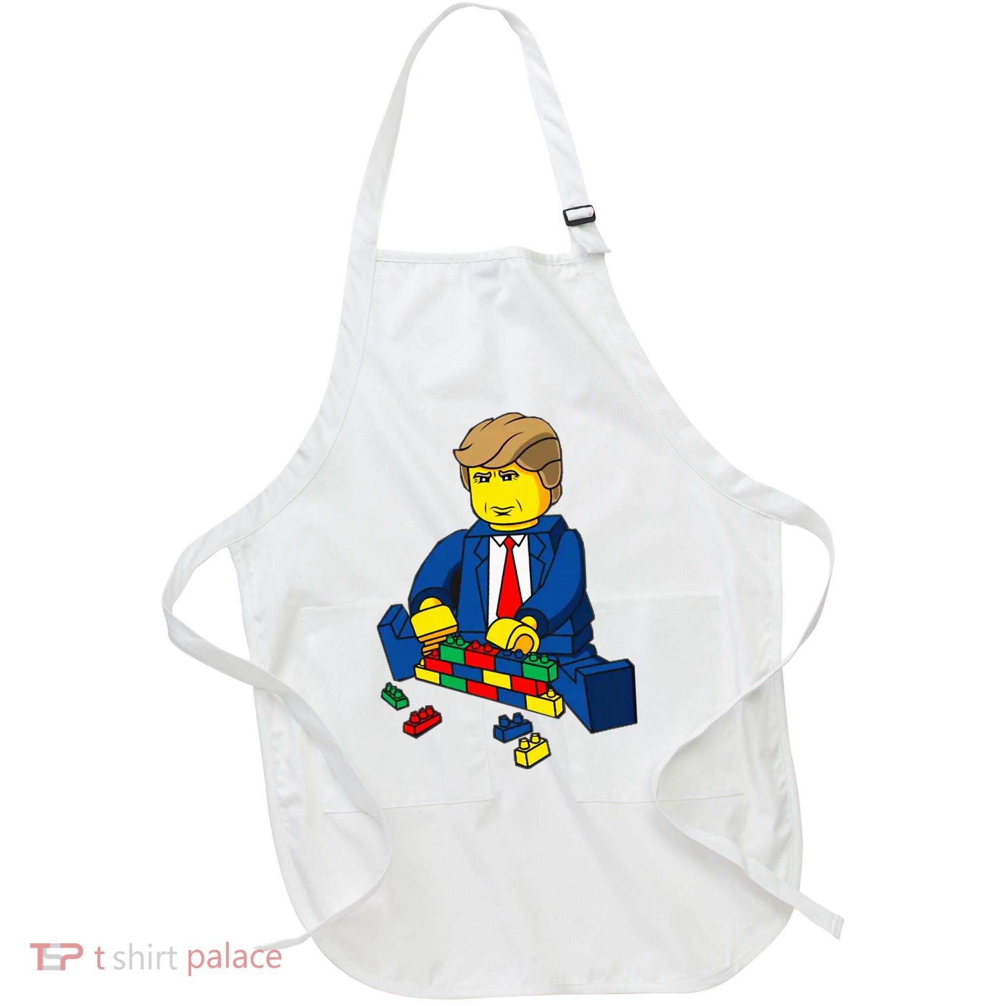 Donald Trump Presidential Building Brick Wall Apron