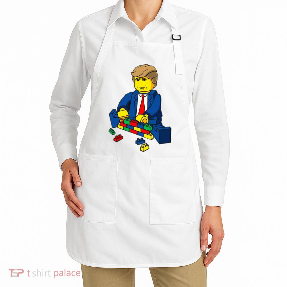 Donald Trump Presidential Building Brick Wall Apron