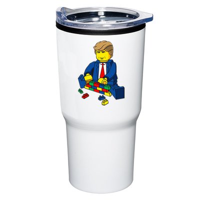 Donald Trump Presidential Building Brick Wall Tumbler
