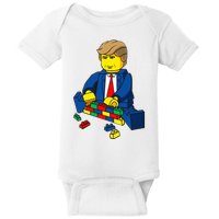 Donald Trump Presidential Building Brick Wall Baby Bodysuit