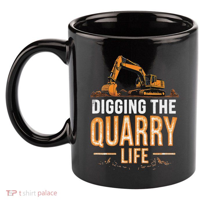 Digging The Quarry Life Excavation 11oz C Handle Ceramic Mug