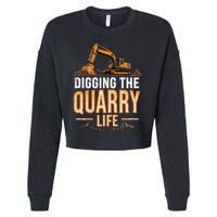 Digging The Quarry Life Excavation Cropped Pullover Crew