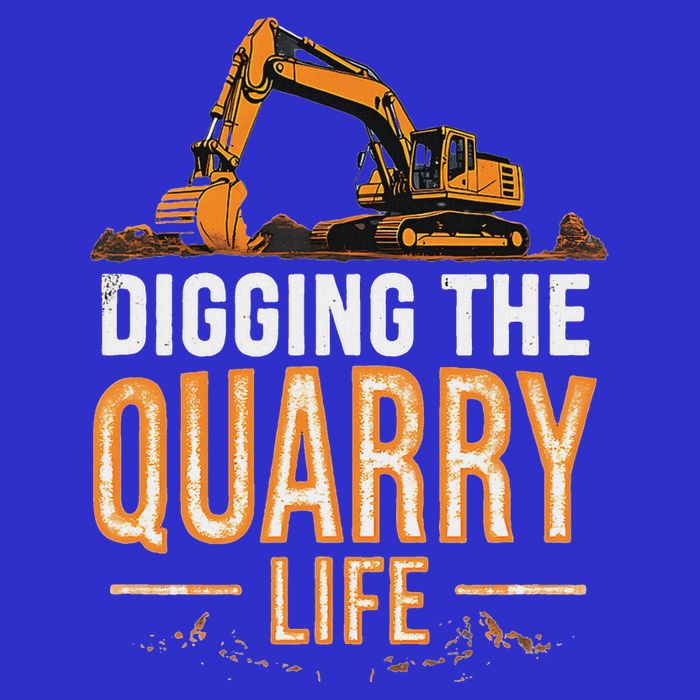 Digging The Quarry Life Excavation Long Sleeve Shirt