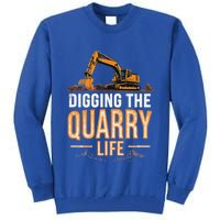 Digging The Quarry Life Excavation Tall Sweatshirt