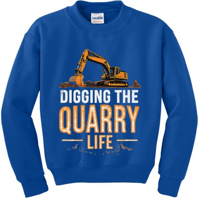 Digging The Quarry Life Excavation Kids Sweatshirt