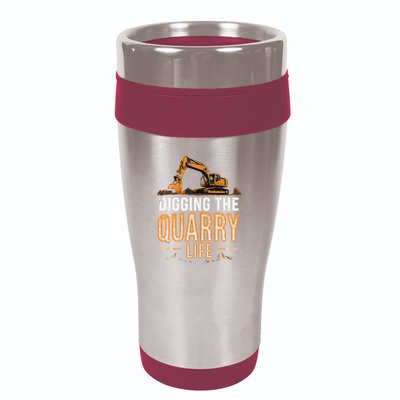 Digging The Quarry Life Excavation 16oz Travel Tumbler