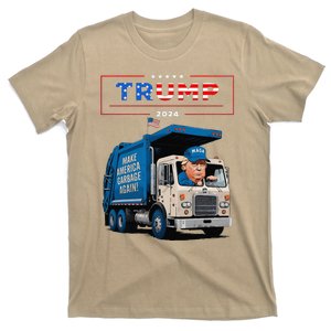 Donald Trump Rides In Garbage Truck Garbage For Trump T-Shirt