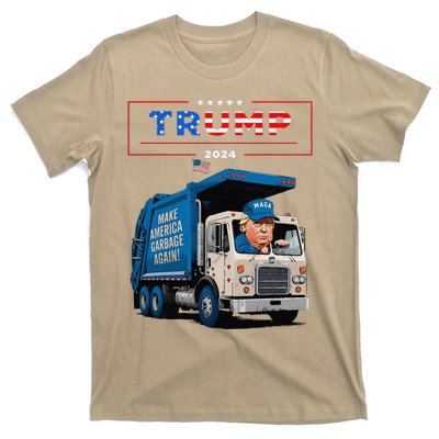 Donald Trump Rides In Garbage Truck Garbage For Trump T-Shirt