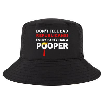 Donald Trump Republican Party Pooper Anti Trump 2024 Loser Cool Comfort Performance Bucket Hat