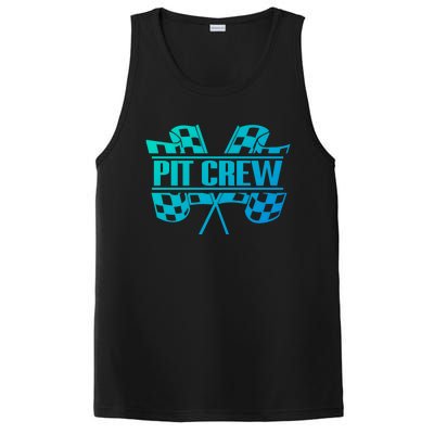 Dirt Track Racing Pit Crew Race Car Team Checker Flag Meaningful Gift PosiCharge Competitor Tank