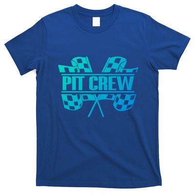 Dirt Track Racing Pit Crew Race Car Team Checker Flag Meaningful Gift T-Shirt