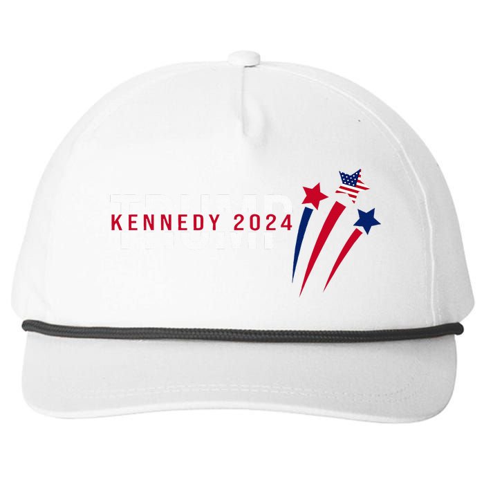 Donald Trump Rfk Jr 2024 Trump Kennedy Debate Snapback Five-Panel Rope Hat