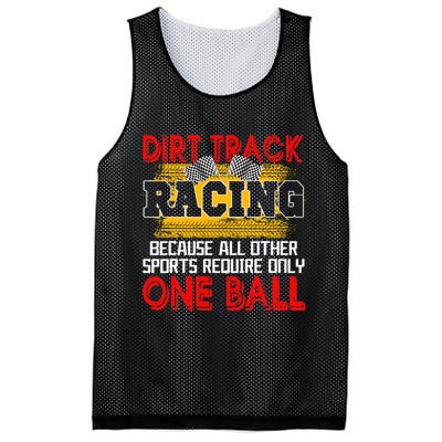 Dirt Track Racing Other Sports Require Only One Ball Lover Mesh Reversible Basketball Jersey Tank