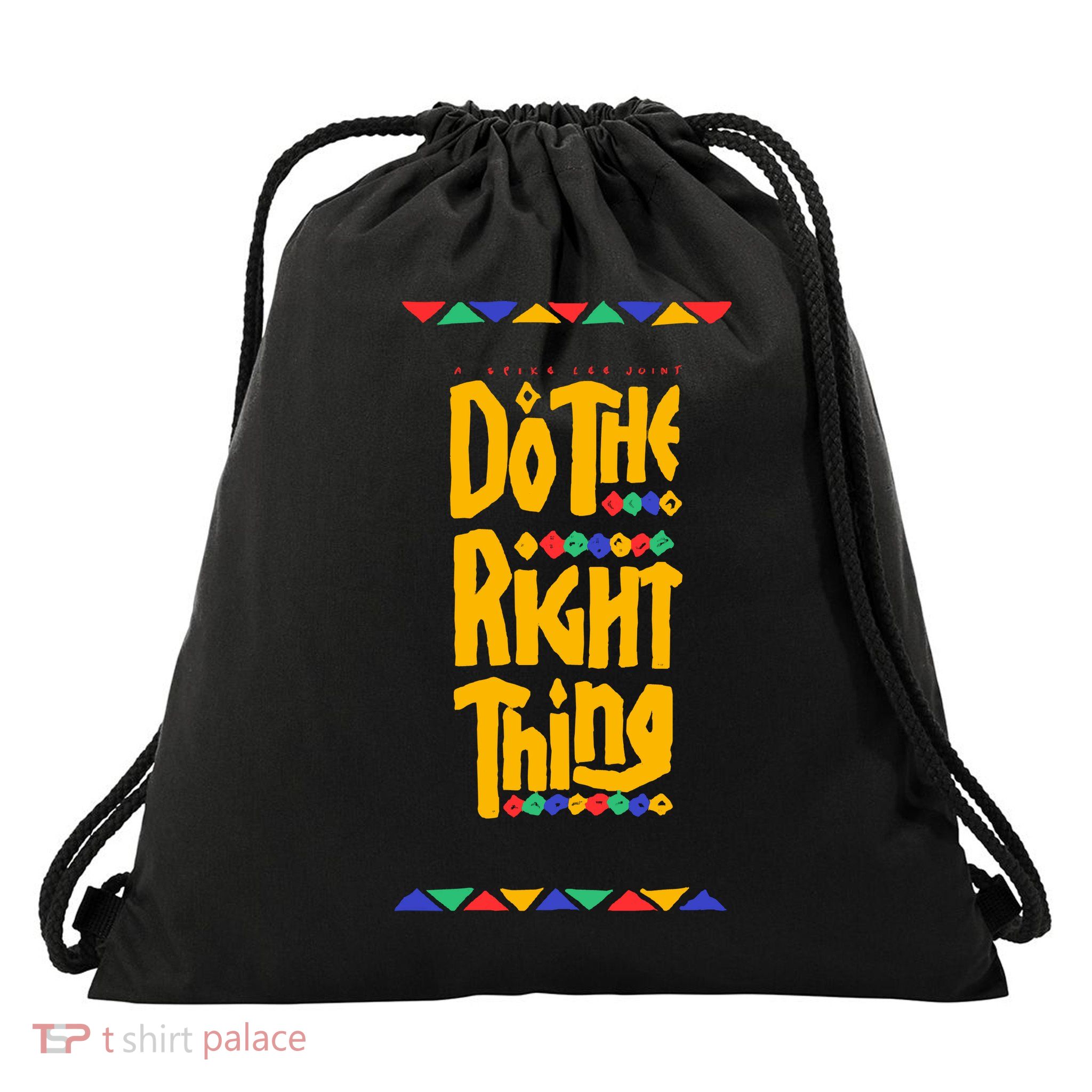 Do The Right Thing Drawstring Bag