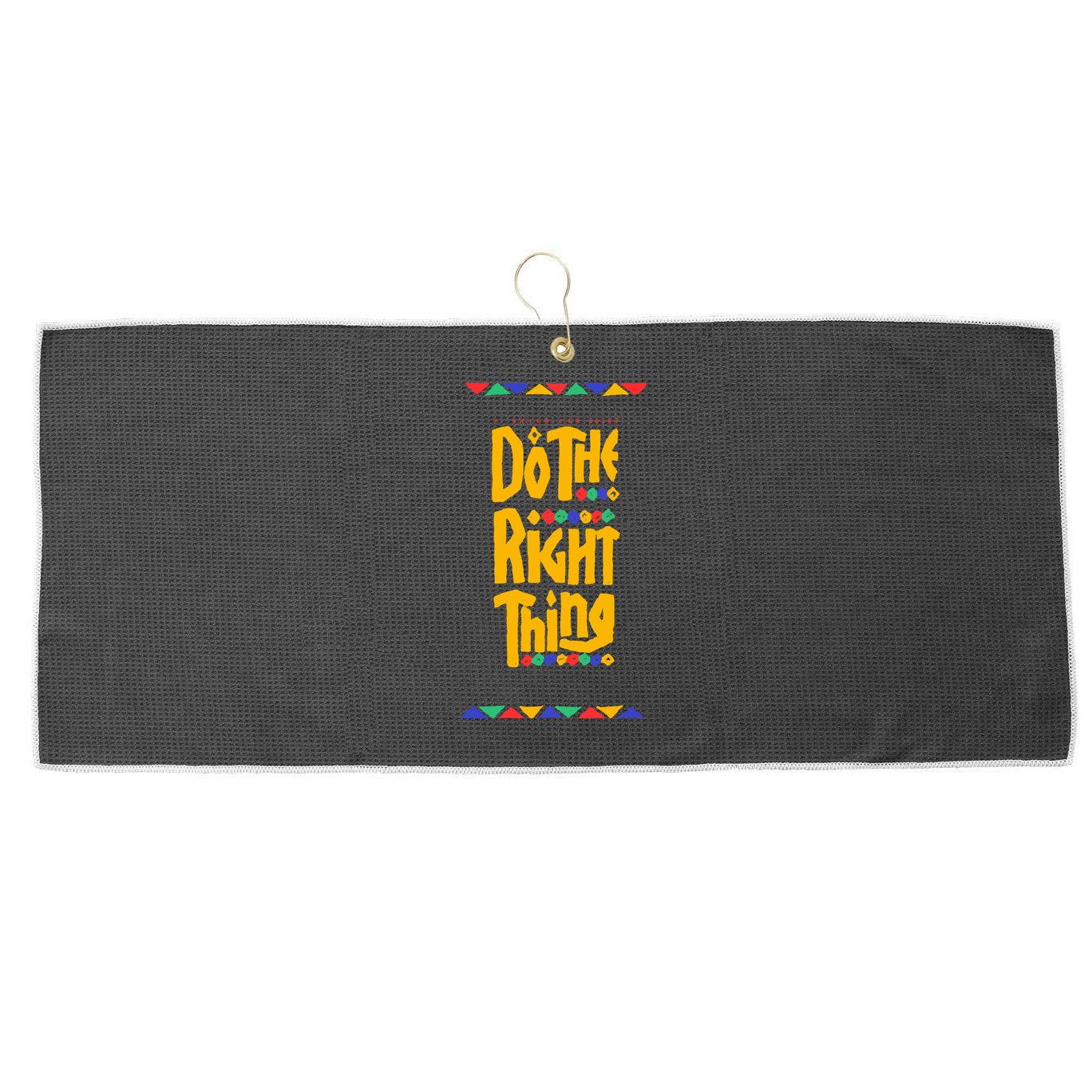 Do The Right Thing Large Microfiber Waffle Golf Towel