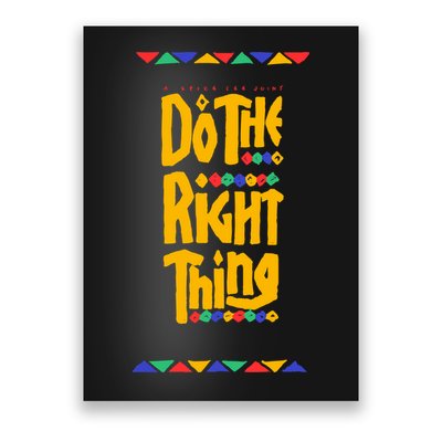 Do The Right Thing Poster