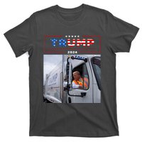 Donald Trump Rides In Garbage Truck Garbage Trump T-Shirt