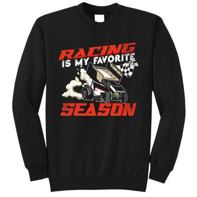 Dirt Track Racing Race Sprint Car Vintage Gift Sweatshirt