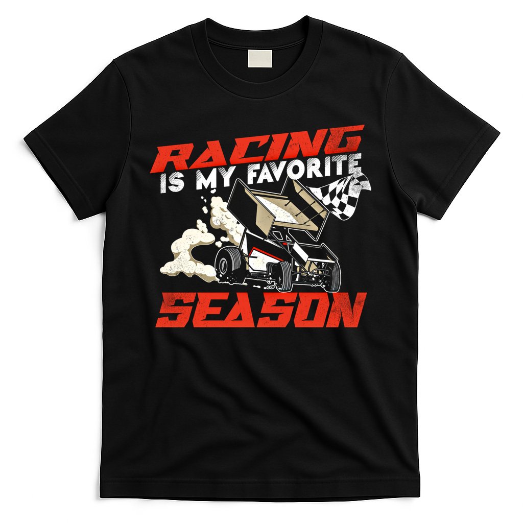Dirt Track Racing Race Sprint Car Vintage Gift T-Shirt