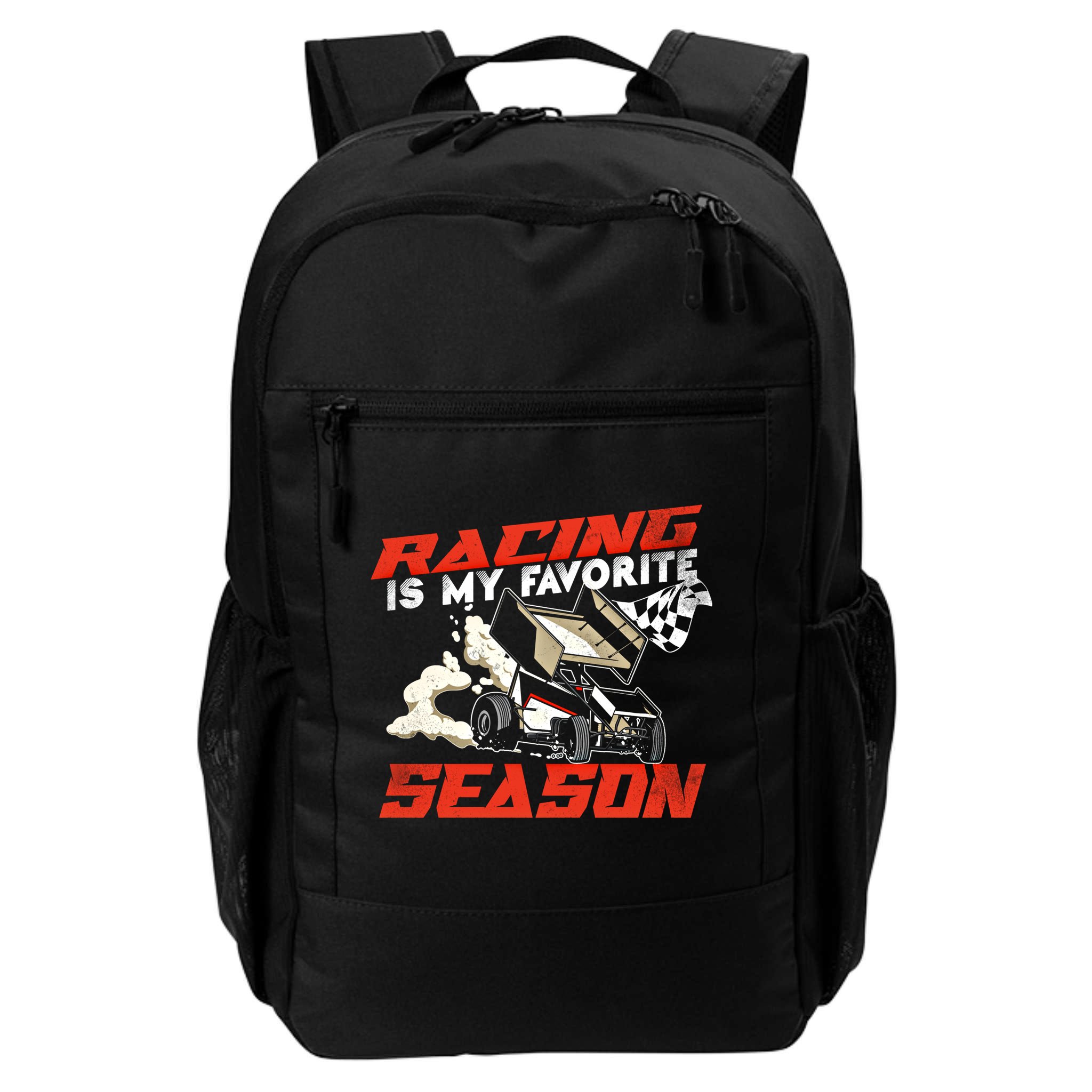 Dirt Track Racing Race Sprint Car Vintage Gift Backpack