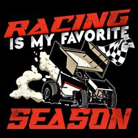 Dirt Track Racing Race Sprint Car Vintage Gift Backpack