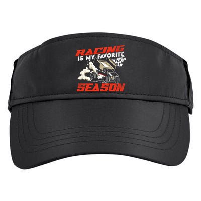 Dirt Track Racing Race Sprint Car Vintage Gift Adult Drive Performance Visor