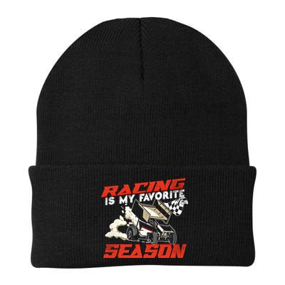 Dirt Track Racing Race Sprint Car Vintage Gift Beanie