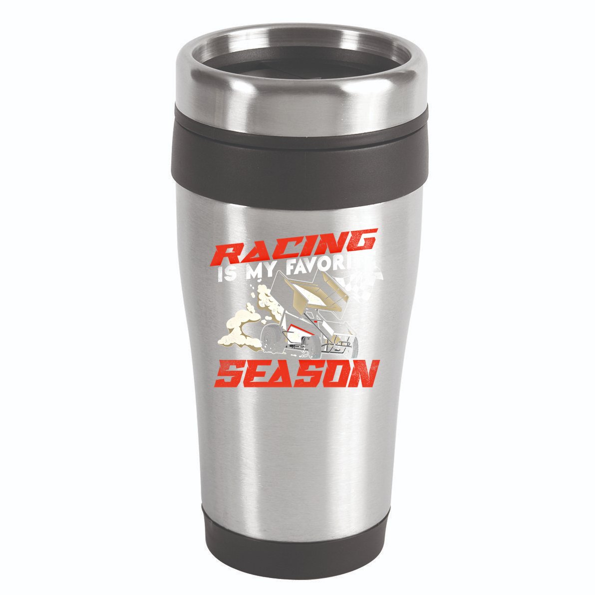 Dirt Track Racing Race Sprint Car Vintage Gift 16oz Travel Tumbler
