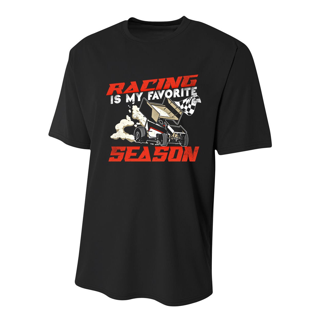 Dirt Track Racing Race Sprint Car Vintage Gift Youth Performance Sprint T-Shirt