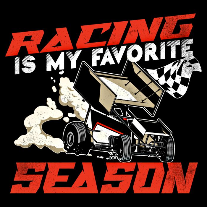 Dirt Track Racing Race Sprint Car Vintage Gift Poster