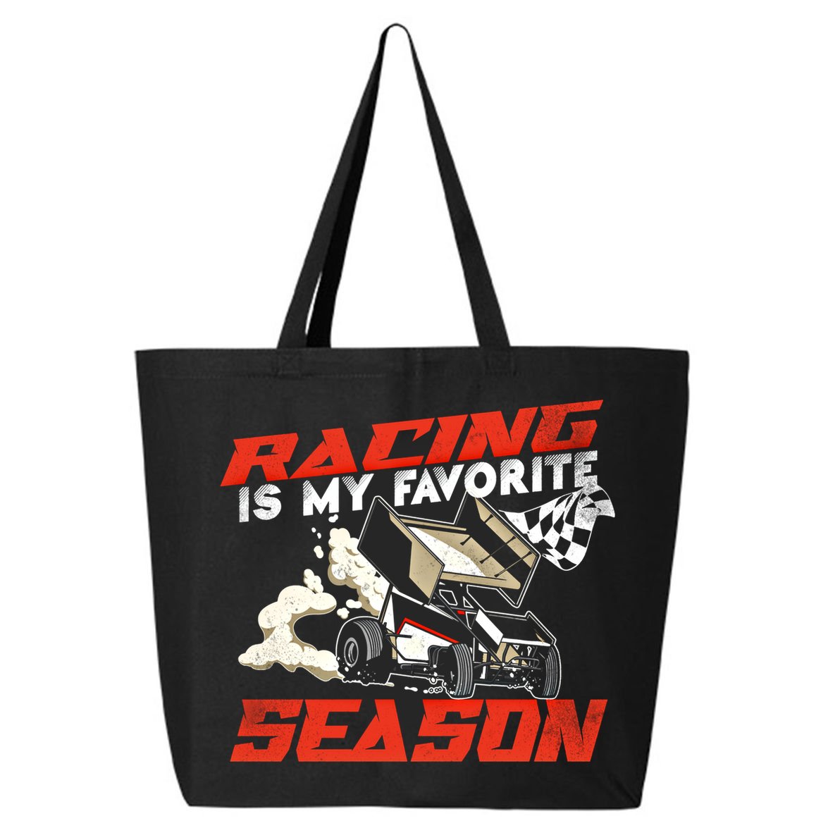Dirt Track Racing Race Sprint Car Vintage Gift 25L Jumbo Tote