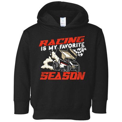 Dirt Track Racing Race Sprint Car Vintage Gift Toddler Hoodie