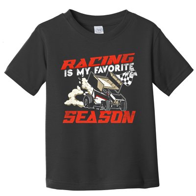Dirt Track Racing Race Sprint Car Vintage Gift Toddler T-Shirt