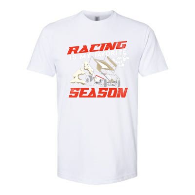 Dirt Track Racing Race Sprint Car Vintage Gift Softstyle® CVC T-Shirt