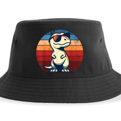 Dinosaur Trex Retro Novelty Sustainable Bucket Hat