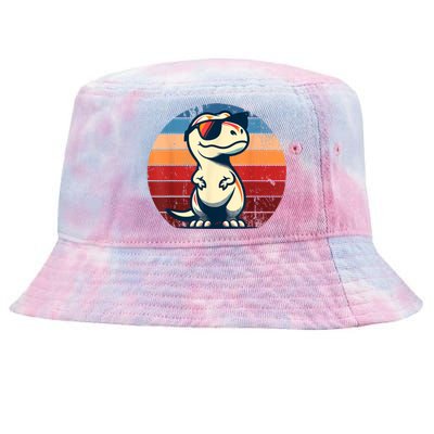 Dinosaur Trex Retro Novelty Tie-Dyed Bucket Hat